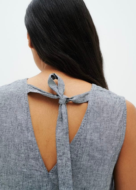 Inwear odetteiw top marine bleu melange