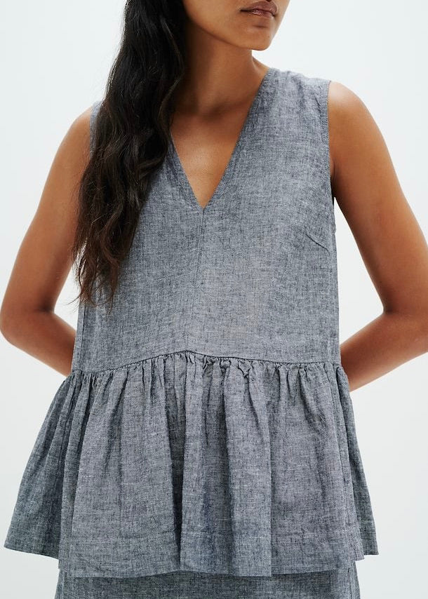 InWear OdetteIW Top Marine Blue Melange