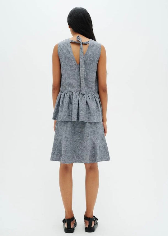 Inwear odetteiw top marine bleu melange