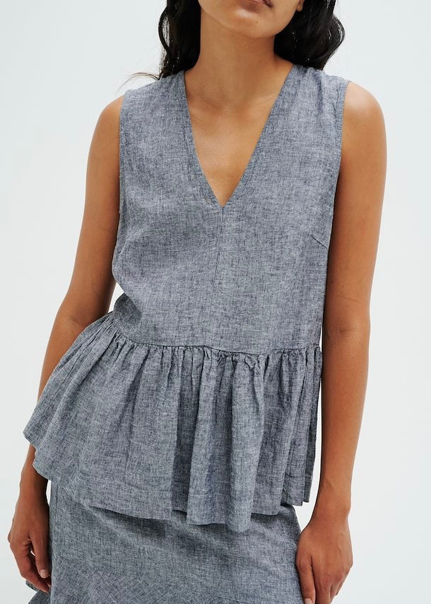 InWear OdetteIW Top Marine Blue Melange