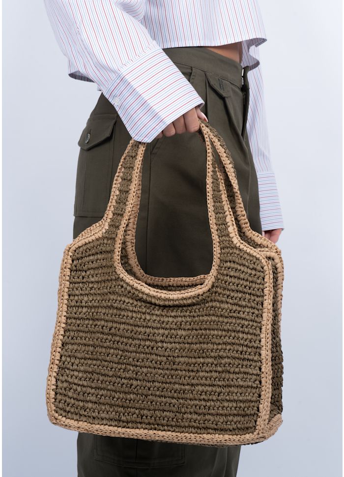 Sui Ava Waffle bag chocolate