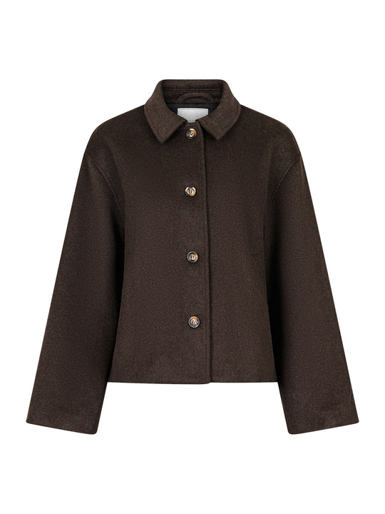 Neo Noir Hamra Wool Jacket Grey Melange