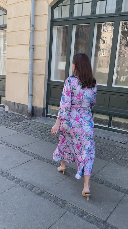 Minus Mercy Maxi Dress Super Pink Print