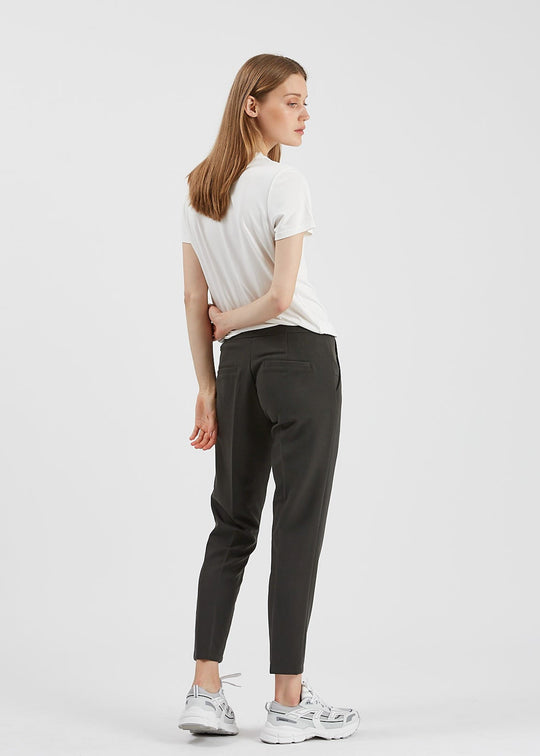 Minimum Halle pantalon vert foncé
