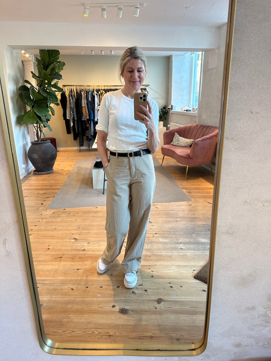 Plissé Köpenhamn Christa bälte svart