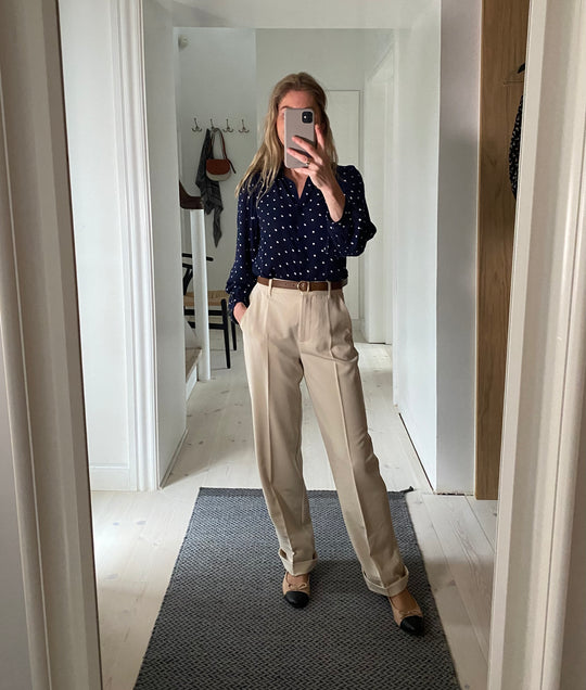 Minus Garmi pantalon sable gris