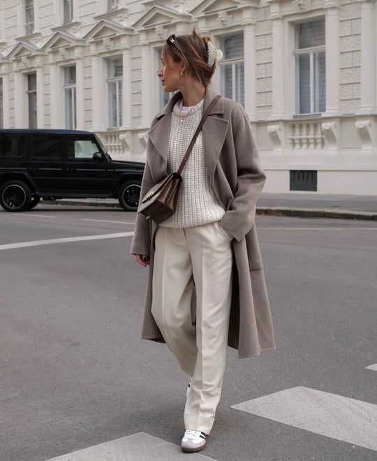 Minus Garmi pantalon sable gris