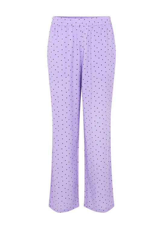 Modström Talle Skriv ut bukser Lavendel Polka