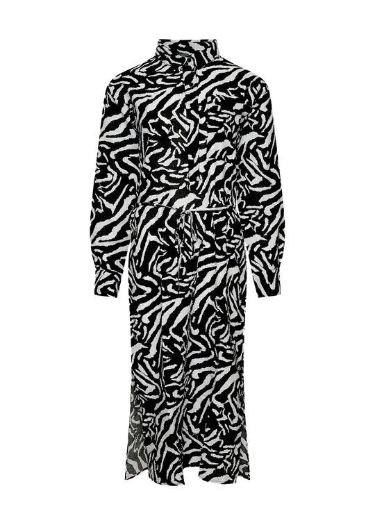 Noella Tilde Dress Cotton Black Zebra